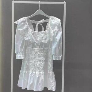 🚩steal authentic Self-Portrait Cream Fabric Detail